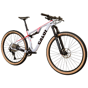 BICICLETA CALOI CARBON FS SPT TGR29V12 BCO A24 - TAM 19