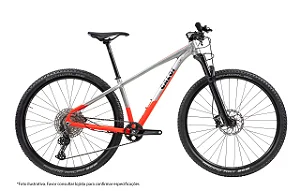 BICICLETA CALOI ELITE ALUMÍNIO VERMELHO TAM - 19