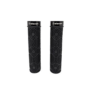 MANOPLA MTB SILICONE PREIUM 137MM COM TRAVA - PRETA
