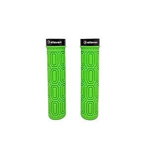 MANOPLA MTB SILICONE PREIUM 137MM COM TRAVA - VERDE