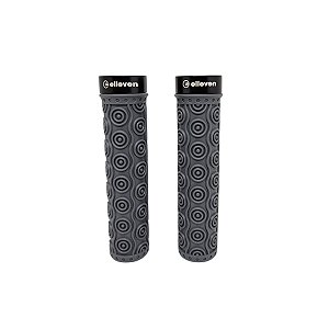 MANOPLA MTB SILICONE PREIUM 137MM COM TRAVA - CINZA