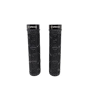 MANOPLA MTB SILICONE PREIUM 137MM COM TRAVA - PRETO M3