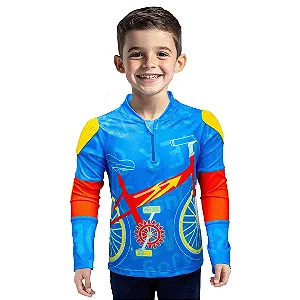 CAMISETA DE PROTECAO MASC BICICLETINHA TAM 8