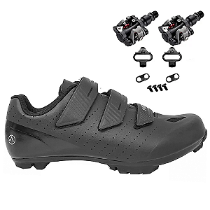 SAPATILHA NERO E PEDAL CLIP 42 BR
