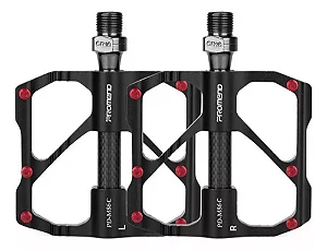 PEDAL PREMOND MTB ALUM./CARBON PRETO