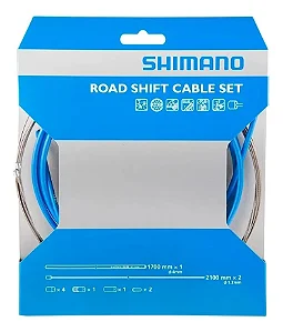 Cabos E Conduítes Shimano Sp41 Ptfe Câmbio Road Azul
