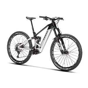 BICICLETA E-BIKE SENSE EXALT E-TRAIL AL EVO FORTY-5 PN AM2 SILVER/PRETO TAM - 19