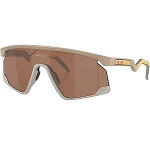 Óculos Oakley BXTR Patrick Mahomes II Collection Matte Terrain Tan Lente Prizm Tungsten