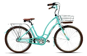 Bicicleta Nathor Antonella Verde Aqua Aro 26