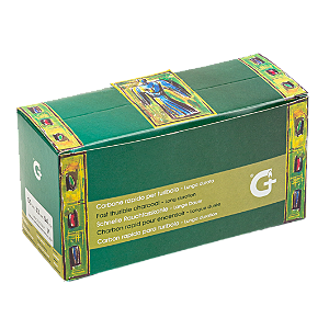 Caixa de Carvão Italiano 33mm com 90 unidades