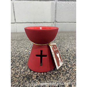 INCENSÁRIO TERRACOTA Vermelho