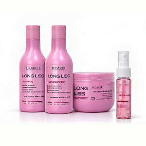 KIT LONG LISS - SHAMPOO/CONDICIONADOR/MÁSCARA - ( 3 PRODUTOS )