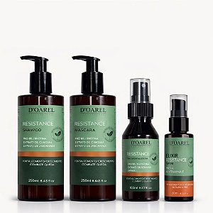 KIT RESISTANCE - SHAMPOO/MÁSCARA/TÔNICO/ SÉRUM- ( 4 PRODUTOS )
