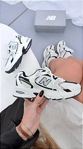 Tênis New Balance 530 Feminino - Branco/Preto