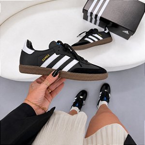 Adidas Samba OG Feminino - Preto / Branco