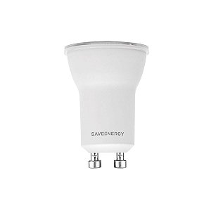 Lâmpada Mini Dicróica 4W Bivolt 2700K 285 Lumens MR11 36G GU10 Save Energy