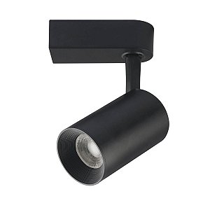 Spot para Trilho 7W Bivolt 6500K 490 Lumens Preto Blumenau