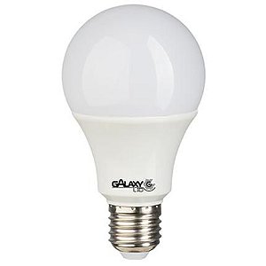 Lâmpada Led 12W E27 6500K Branca Bivolt A60 Galaxy