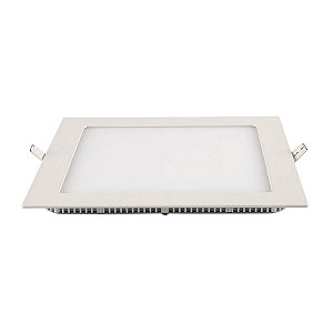 Painel de Embutir Quadrado 18W Bivolt 4100K 1350 Lumens  22CM Blumenau