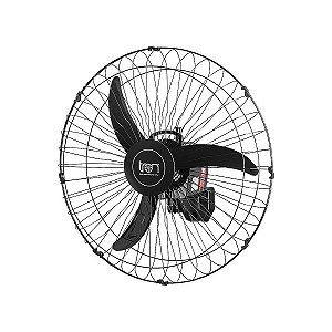 Ventilador Oscilante 50cm de Parede Preto Bivolt Aço Tron 140W