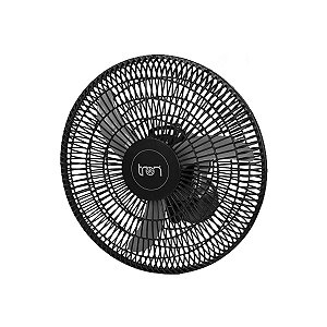 Ventilador Oscilante 50cm de Parede Preto Bivolt de Plastico Tron 140W