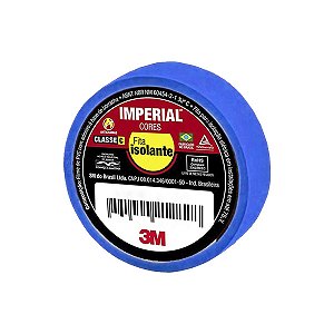 Fita Isolante com 20 Metros X 18 mm Azul Imperial 3M