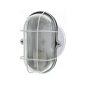Luminária Tartaruga NE 650 Ferro Branco Sem Lâmpada