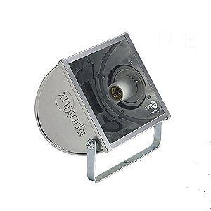 Refletor de Alumínio Rle 160w E27 Spotlux Retangular s/ Lampada