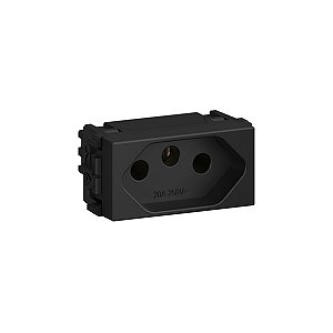 Módulo Tomada 2P+T 20A Preto Weg Refinatto
