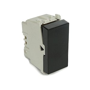 Módulo Interruptor Intermediário Preto 10A Refinatto