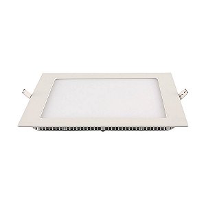 Painel Led de Embutir Quadrado 18W Bivolt 6500K 1350 Lumens 21,8CM Blumenau