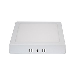 Painel Led de Sobrepor Quadrado 12W Bivolt 6500K 900 Lumens 16,3CM Blumenau