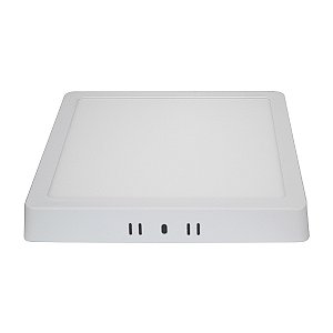 Painel Led de Sobrepor Quadrado 18W Bivolt 4100K 1350 Lumens 21,2CM Blumenau