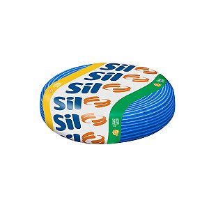 Cabo Flexível 750V  6.0mm Azul Rolo 100mtss Classe 5 Sil