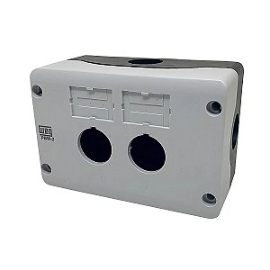Caixa Plástica CSW para Botoeira PBW-2 2 Furos 22MM Weg