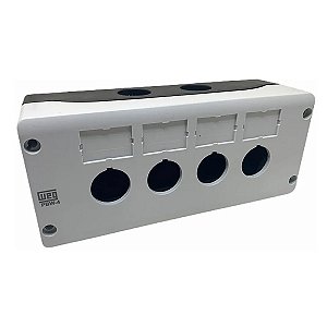 Caixa Plástica CSW para Botoeira PBW-4 4 Furos 22MM Weg
