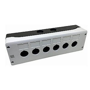Caixa Plástica CSW para Botoeira PBW-6 6 Furos 22MM Weg
