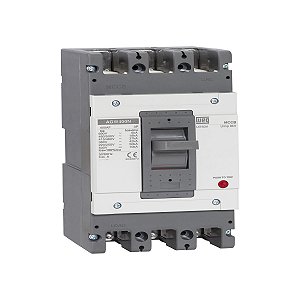Disjuntor Caixa Moldada 300A AGW 400N 380V 42kA Térmico e Magnético Fixos Weg
