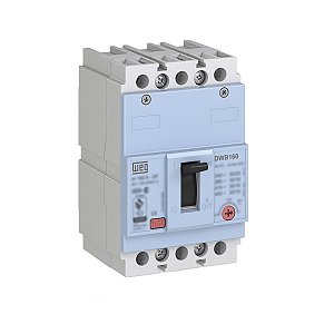 Disjuntor Caixa Moldada 63A DWB 160B 380V 16kA Térmico e Magnético Fixos Weg