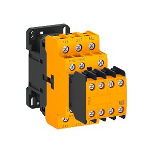Contator de Segurança 9A CWBS 24VCC 3NA 3NF WEG