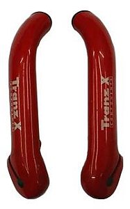 Bar End Tranz-X  JD-882 em Alumínio vermelho