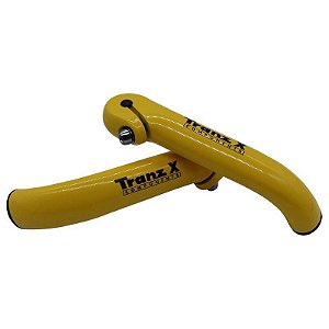 Bar End Tranz-X JD-882 em Alumínio amarelo