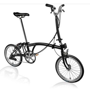Bicicleta Brompton H6E Black + Black