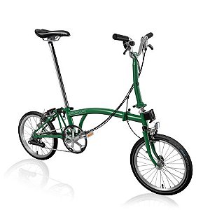 Bicicleta Brompton M6E Racing Green + Racing Green
