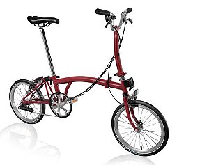 Bicicleta Brompton M6E House Red + House Red