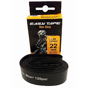 Par de fitas de aro Continental Easy Tape 26" 22mm (22-559) MTB