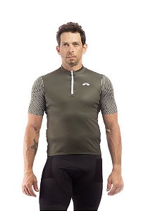 Camisa de Ciclismo Mynd Unissex First graphic militar