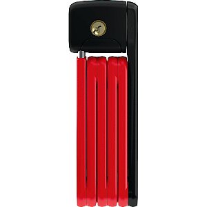 Cadeado dobrável Abus Bordo Lite Mini 6055/60 com chave vermelho
