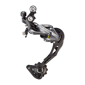 Câmbio Traseiro Shimano Alivio RD-M4000 SGS 9v cinza chumbo