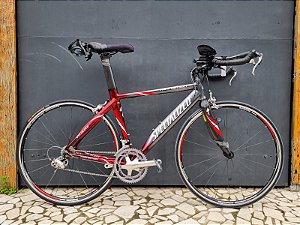 Bicicleta Specialized Transition vermelha/cinza - Tam. 52 - USADA